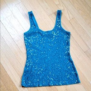 Express Women’s Sequins Tank Top, Size Small